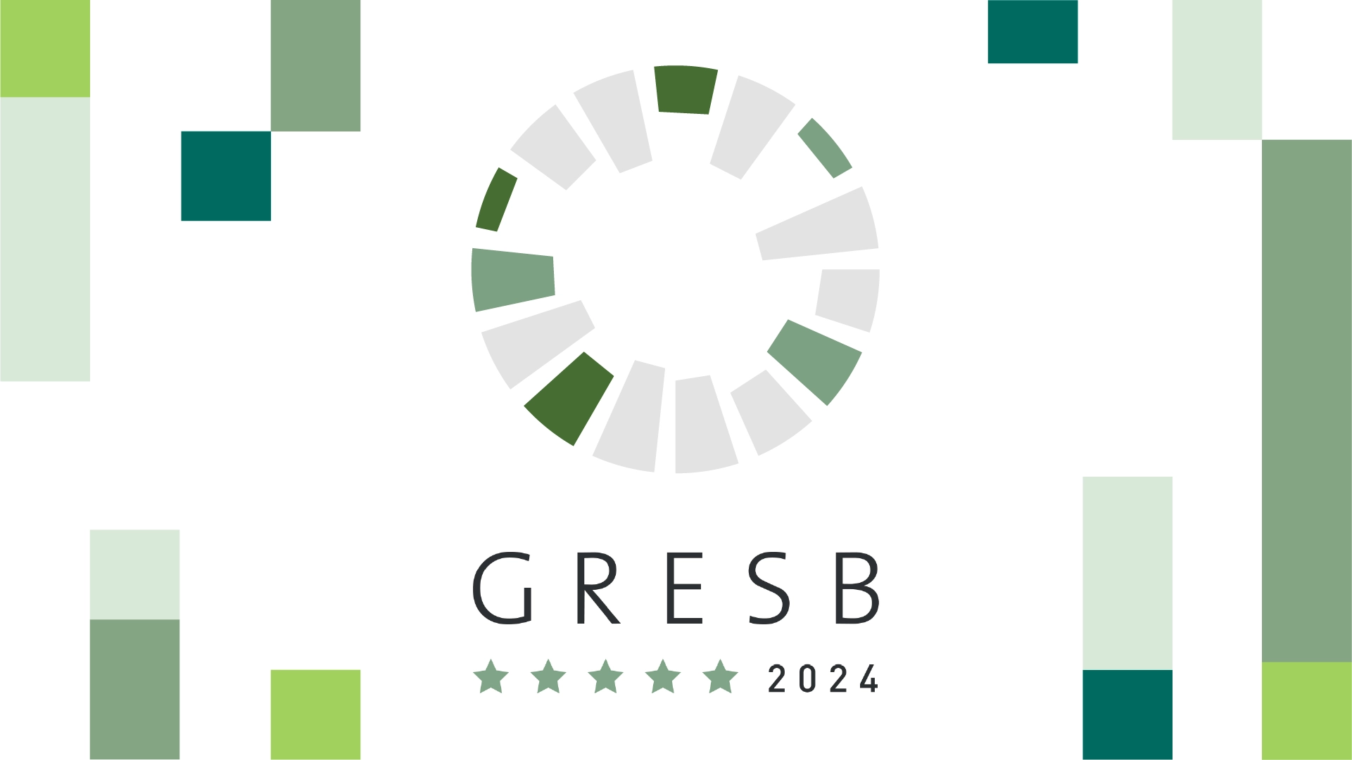 Logo of the GRESB 2024 ranking.