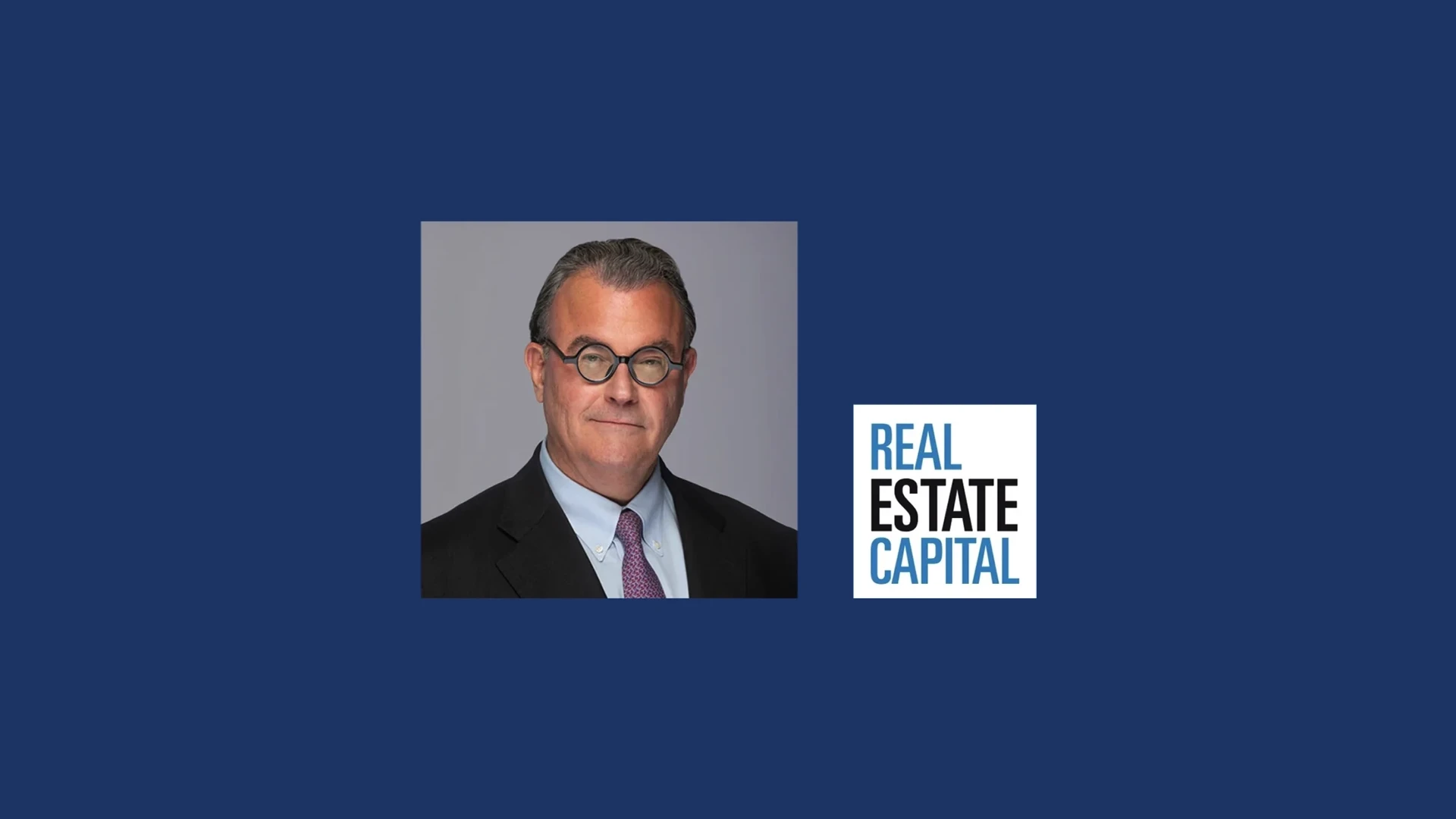 Photo of Dennis Lopez next to Real Estate Capital logo.