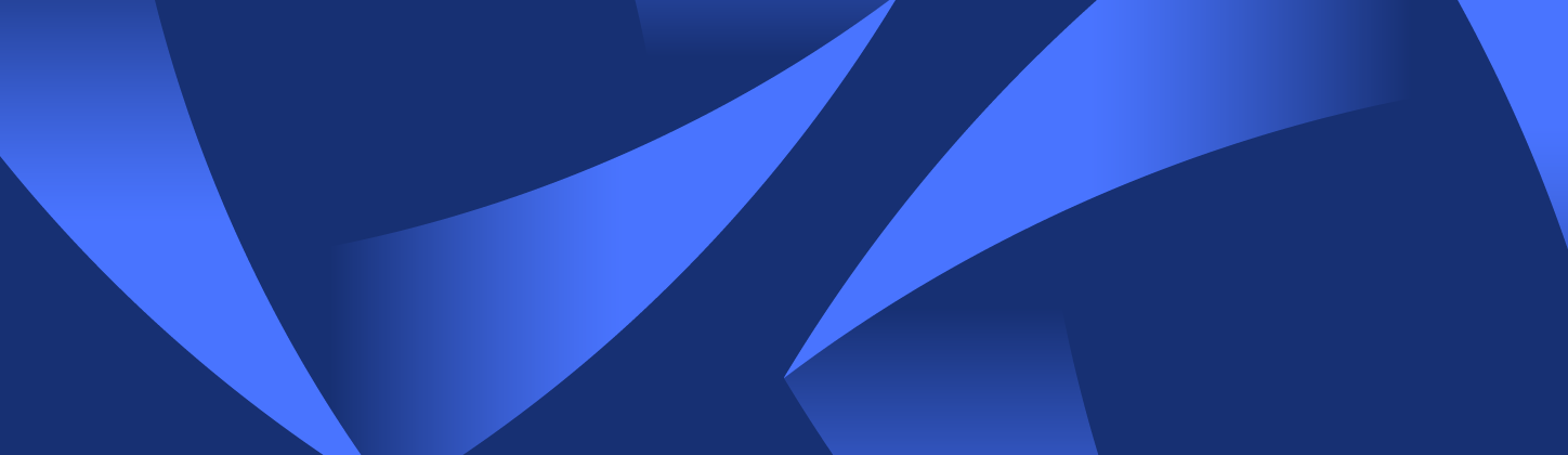 An abstract blue pattern with curved shapes.